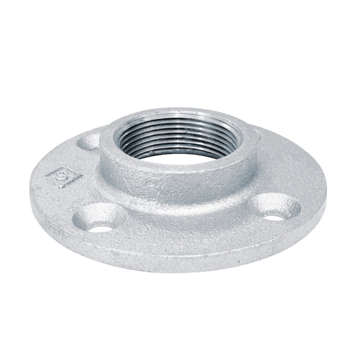 2 in.  Galvanized Iron Floor Flange - Sweatfully