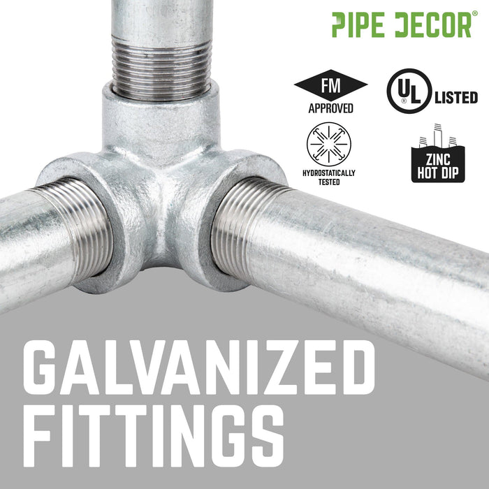2 in. Galvanized Iron Locknut - Sweatfully