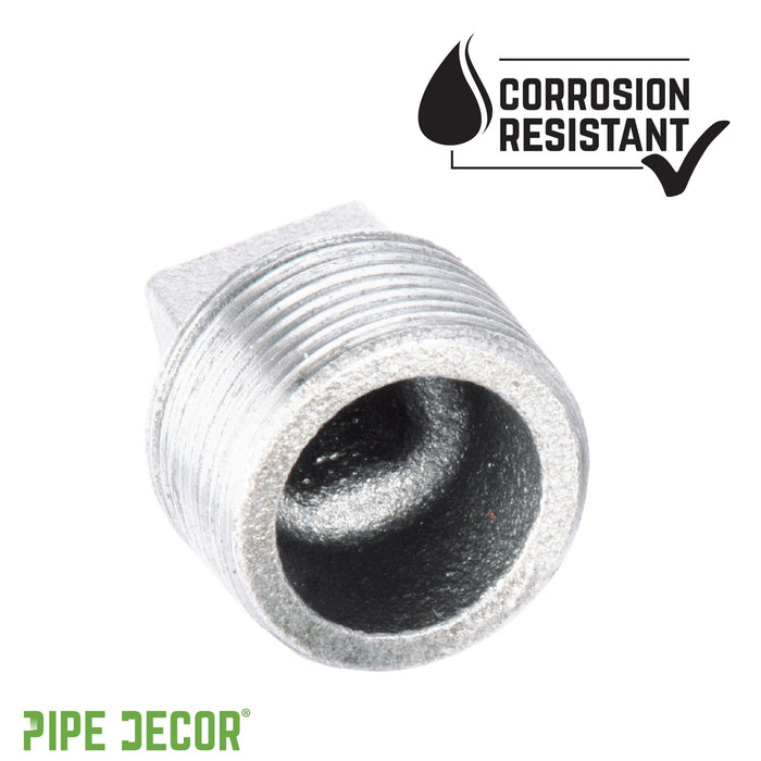 1/4 in. Galvanized Iron Plug - Sweatfully