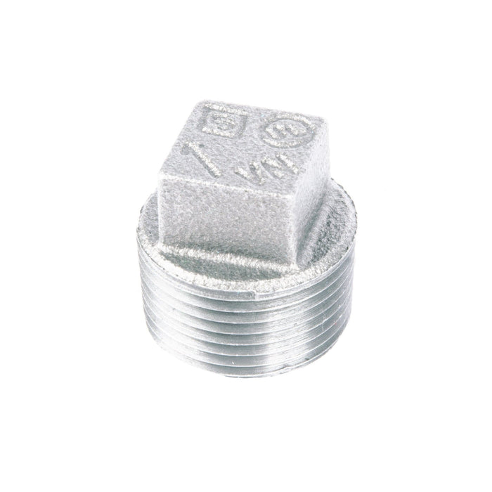 1 in. Galvanized Iron Plug - Sweatfully