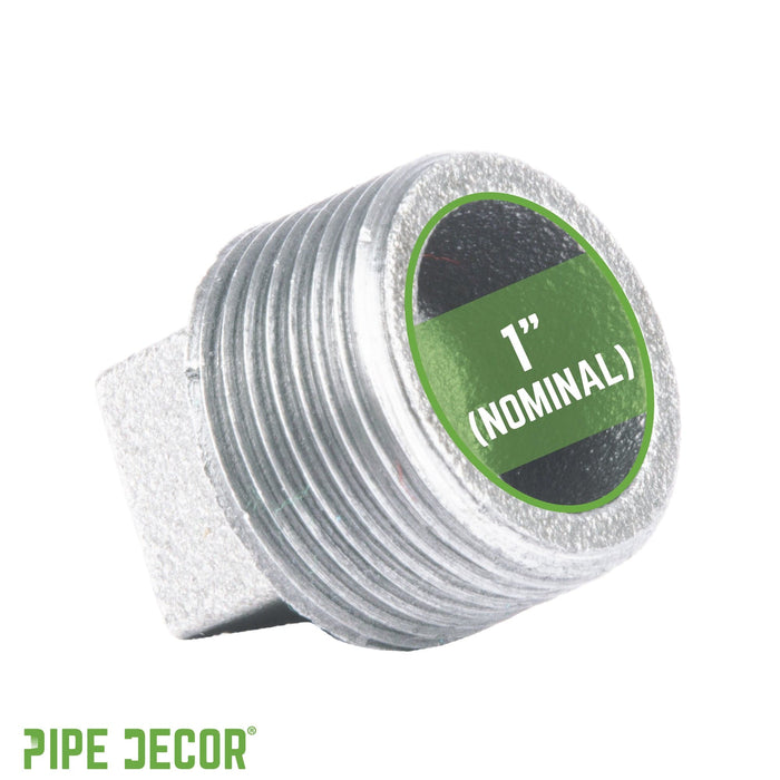 1 in. Galvanized Iron Plug - Sweatfully
