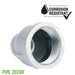 1 1/4 in. x 1/2 in. Galvanized Iron Reducing Coupling - Sweatfully