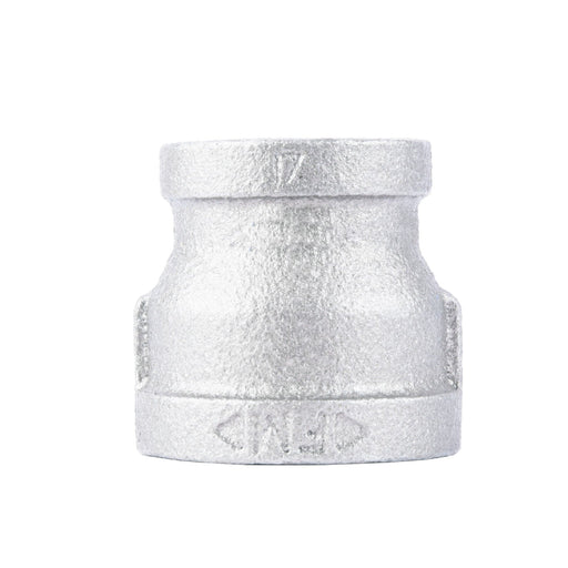 1 1/4 in. x 1 in. Galvanized Iron Reducing Coupling - Sweatfully