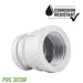 1 1/4 in. x 1 in. Galvanized Iron Reducing Coupling - Sweatfully