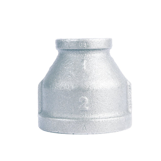 2 in. x  1 in. Galvanized Iron Reducing Coupling - Sweatfully