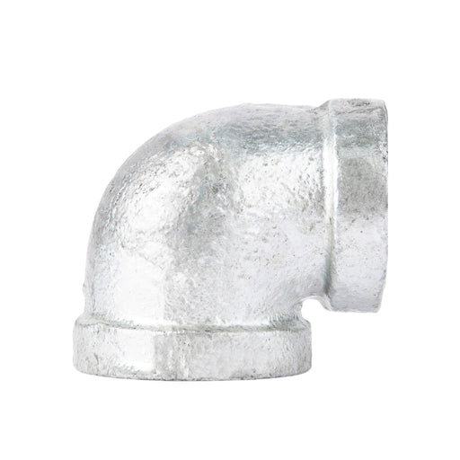 1 1/2 in. x 1 1/4 in. Galvanized Iron Reducing Elbow - Sweatfully