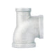 1 in. x 1/2 in. x 1 in. Galvanized Reducing Tee - Sweatfully