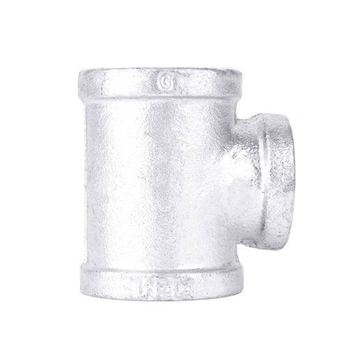 1 1/4 in. x 1 1/4 in. x 1 in. Galvanized Iron Reducing Tee - Sweatfully