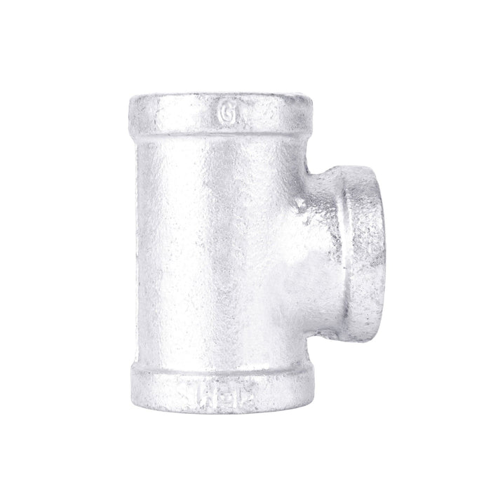 1/2 in. x 1/2 in. x 3/4 in. Galvanized Reducing Tee - Sweatfully