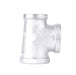1 in. x 3/4 in. x 1 in. Galvanized Reducing Tee - Sweatfully