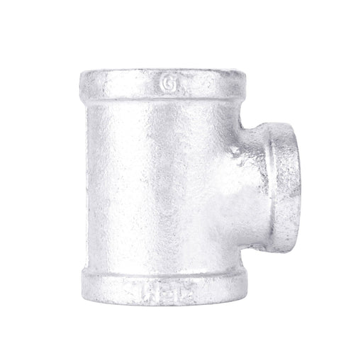 2 in. x  2 in. x 1 1/2 in. Galvanized Iron Reducing Tee - Sweatfully