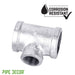 2 in. x  2 in. x 1 1/2 in. Galvanized Iron Reducing Tee - Sweatfully