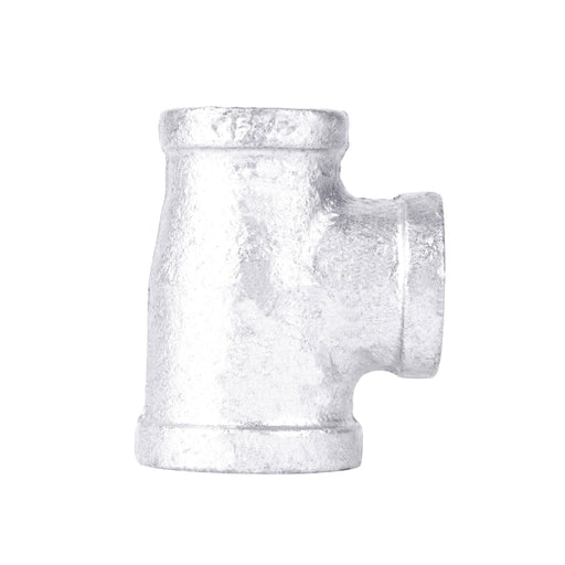 3/4 in. x 1/2 in. x 1/2 in. Galvanized Reducing Tee - Sweatfully
