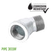 1 1/2 in. Galvanized Iron 45 Degree Street Elbow - Sweatfully