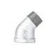 1/4 in. Galvanized Iron 45 Degree Street Elbow - Sweatfully