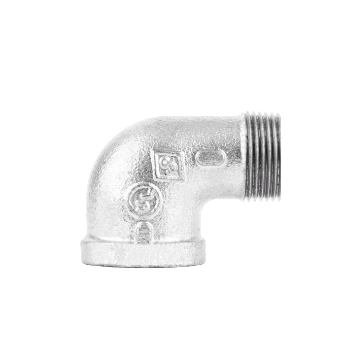 3/4 in. Galvanized Iron 90 Degree Street Elbow - Sweatfully