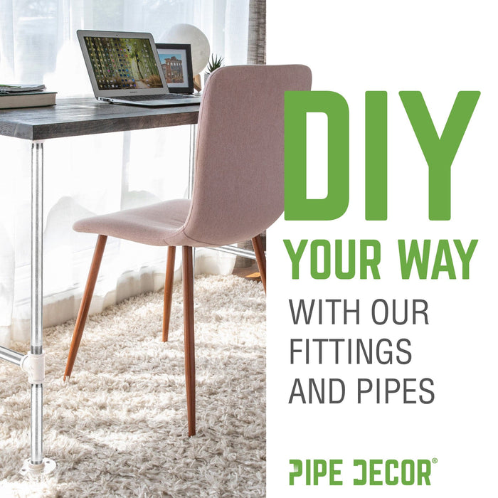 1 in. Galvanized Iron Tee - Sweatfully