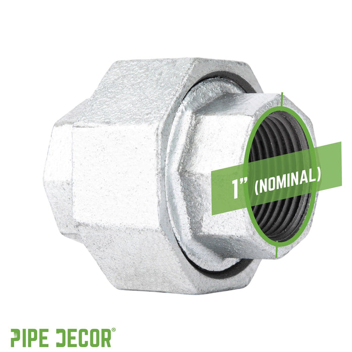 1 in. Galvanized Iron Union - Sweatfully