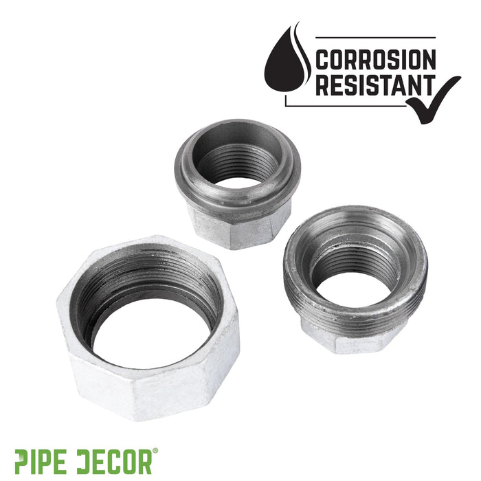 1 in. Galvanized Iron Union - Sweatfully