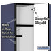 Salsbury 12" Wide Single Tier Designer Wood Locker - 3 Wide - 5 Feet High - 21 Inches Deep - Blue - Hasps - Sweatfully