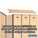 Salsbury 12" Wide Single Tier Designer Wood Locker - 3 Wide - 6 Feet High - 21 Inches Deep - Maple - Hasps - Sweatfully