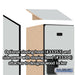 Salsbury 12" Wide Double Tier Designer Wood Locker - 1 Wide - 5 Feet High - 18 Inches Deep - Gray - Hasps - Sweatfully