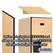 Salsbury 12" Wide Double Tier Designer Wood Locker - 1 Wide - 6 Feet High - 18 Inches Deep - Maple - Hasps - Sweatfully