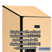 Salsbury 12" Wide Double Tier Designer Wood Locker - 1 Wide - 6 Feet High - 18 Inches Deep - Maple - Hasps - Sweatfully