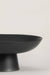 Matte Black Ceramic Footed Bowl - Sweatfully