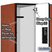 Salsbury 12" Wide Double Tier Designer Wood Locker - 3 Wide - 5 Feet High - 21 Inches Deep - Cherry - Hasps - Sweatfully