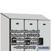 Salsbury 12" Wide Double Tier Designer Wood Locker - 3 Wide - 5 Feet High - 21 Inches Deep - Gray - Hasps - Sweatfully