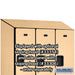 Salsbury 12" Wide Double Tier Designer Wood Locker - 3 Wide - 5 Feet High - 21 Inches Deep - Maple - Hasps - Sweatfully