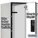 Salsbury 12" Wide Double Tier Designer Wood Locker - 3 Wide - 6 Feet High - 21 Inches Deep - Gray - Hasps - Sweatfully