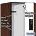 Salsbury 12" Wide Double Tier Designer Wood Locker - 3 Wide - 6 Feet High - 21 Inches Deep - Mahogany - Hasps - Sweatfully