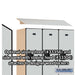 Salsbury 12" Wide Double Tier Designer Wood Locker - 3 Wide - 6 Feet High - 18 Inches Deep - Gray - Hasps - Sweatfully