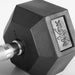 XMARK 10-Pairs, 5 to 50 lbs. Hex Dumbbells Includes 3-Tier Storage Rack XM-3107.1-BLACK-AND-550S - Sweatfully