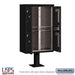 Salsbury Outdoor Parcel Locker with 4 Compartments with USPS Access – Type II Mailbox - Sweatfully