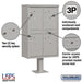 Salsbury Outdoor Parcel Locker with 4 Compartments with USPS Access – Type II Mailbox - Sweatfully