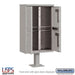 Salsbury Outdoor Parcel Locker with 4 Compartments with USPS Access – Type II Mailbox - Sweatfully
