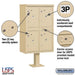 Salsbury Outdoor Parcel Locker with 4 Compartments with USPS Access – Type II Mailbox - Sweatfully