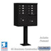 Salsbury Cluster Box Unit with 8 Doors and 2 Parcel Lockers in Black with USPS Access – Type I - Sweatfully