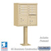 Salsbury Cluster Box Unit with 8 Doors and 2 Parcel Lockers in Sandstone with USPS Access – Type I - Sweatfully