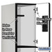Salsbury 12" Wide Triple Tier Designer Wood Locker - 1 Wide - 5 Feet High - 21 Inches Deep - Gray - Hasps - Sweatfully