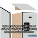 Salsbury 12" Wide Triple Tier Designer Wood Locker - 1 Wide - 5 Feet High - 21 Inches Deep - Gray - Hasps - Sweatfully