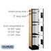 Salsbury 12" Wide Triple Tier Designer Wood Locker - 1 Wide - 5 Feet High - 15 Inches Deep - Maple - Hasps - Sweatfully