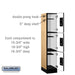 Salsbury 12" Wide Triple Tier Designer Wood Locker - 1 Wide - 5 Feet High - 18 Inches Deep - Maple - Black Electronic Locks - Sweatfully