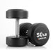 XMARK Round Commercial Urethane Dumbbells  (5-50 lb and 5-75 lb Sets) XM-9104-3316-550S - Sweatfully
