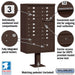 Salsbury Cluster Box Unit with 16 Doors and 2 Parcel Lockers with USPS Access – Type III Mailbox - Sweatfully