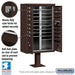 Salsbury Cluster Box Unit with 16 Doors and 2 Parcel Lockers with USPS Access – Type III Mailbox - Sweatfully