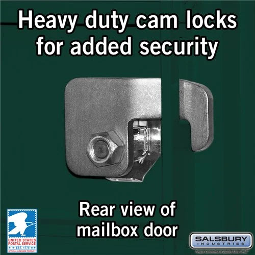 Salsbury Cluster Box Unit with 16 Doors and 2 Parcel Lockers with USPS Access – Type III Mailbox - Sweatfully